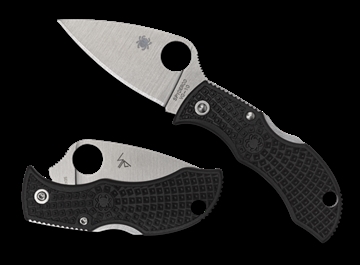 Picture of Spyderco Manbug Black FRN Leaf Black Blade SpyderEdge MBKLFS