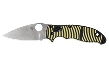 Picture of Spyderco Manix 2 Salt Yellow/Black G-10 CPM MagnaCut C101GBKYLMCP2