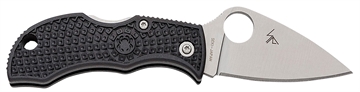 Picture of Spyderco Manbug 1.90" Stonewashed VG-10 SS Blade/ Black Textured FRN Handle MBKLFP