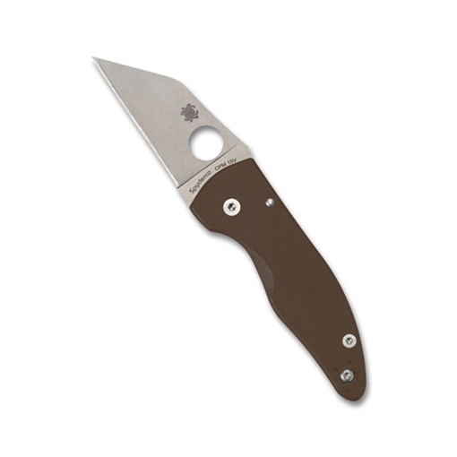 Picture of Spyderco MicroJimbo Brown G-10 CPM 15V SPRINT C264GPBN15V
