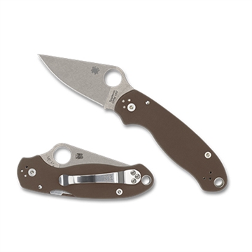 Picture of Spyderco PARA 3 BROWN G-10 CPM 15V SPRINT RUN C223GPBN15V
