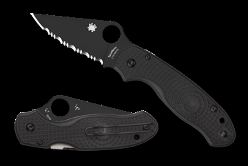 Picture of Spyderco Para 3 Lightweight Black Blade C223SBBK