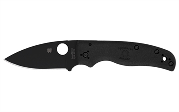Picture of Spyderco Shaman Black Lightweight Black Blade C229PBBK