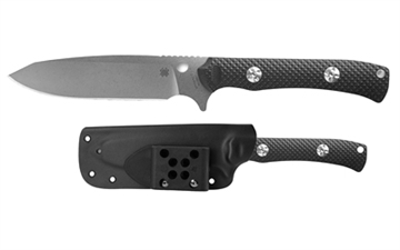 Picture of SPYDERCO SKOLI 4.68" BLK/SLV SHEATH FB53GP