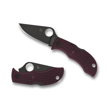 Picture of SPYDERCO SP Manbug Burgandy Lightweight CTS-PD#1 Black Blade PlainEdge MBBGBKP