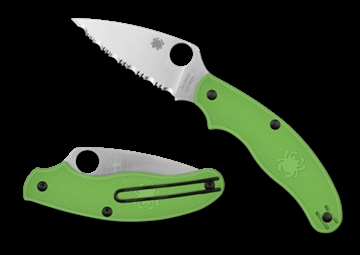 Picture of Spyderco UK Penknife Salt Green LC200N - Plain edge C94PGR