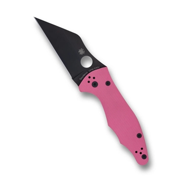 Show details for Spyderco Yojimbo 2 Pink G-10 Black Blade Sprint Run C85GPNBKP2 716104018536 Picture of Spyderco Yojimbo 2 Pink G-10 Black Blade Sprint Run C85GPNBKP2 716104018536