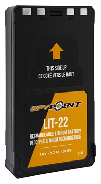 Picture of SpyPoint Spypoint Lit 22 Rechargeable Lithium Battery Fits Flex, Flex G-36, Flex Solar 05549