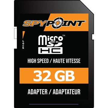 Picture of SPYPOINT TRAIL CAM 32GB MICRO/ SD CARD HIGH SPEED CLASS 10 MICROSD32GB 05889