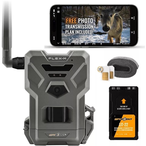 Picture of Spypoint FLEX-M Value Bundle | Camera - Battery Pack - 32GB MicroSD Card 01846