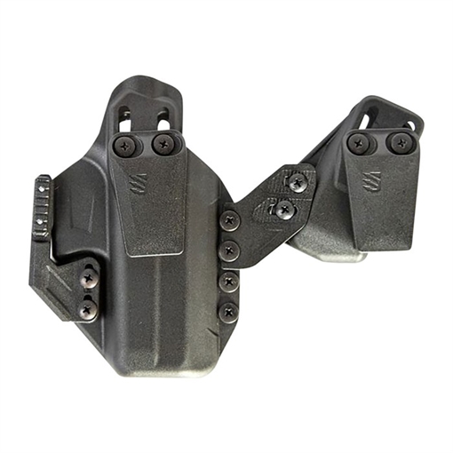 Picture of Blackhawk Stache IWB Size 63 Black Polymer Belt Clip Fits S&W M&P Shield w/Crimson Trace Laser Ambidextrous 416963BK