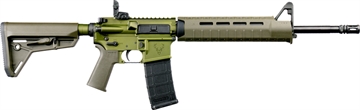 Picture of Stag Arms LLC STAG-15 Sport, Semi-automatic Rifle, AR-15, 223 Remington/556NATO, 16" Threaded Barrel, Front Sight Gas Block, Matte Finish, Olive Drab Green, Magpul MOE SL Furniture, 1 Magazine, 30 Rounds STAG15006602