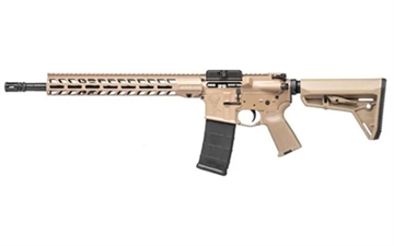 Picture of Stag Arms LLC STAG-15L, Semi-automatic Rifle, AR, 223 Remington/556NATO, 16" Nitride Barrel, Mid Length Gas System, Cerakote Finish, Flat Dark Earth, Magpul MOE SL Stock, Magpul MOE Grip, 13.5" M-Lok Handguard, 30 Rounds, 1 Magazine, Left Hand STAG15010242