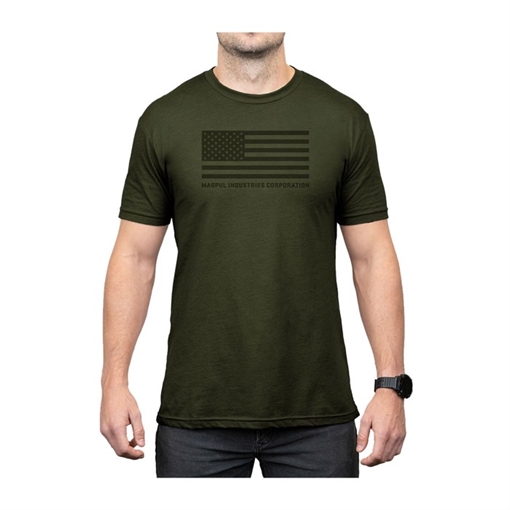 Picture of Magpul STANDARD COTTON T-SHIRT OLIVE DRAB LARGE MAG1121-316-L