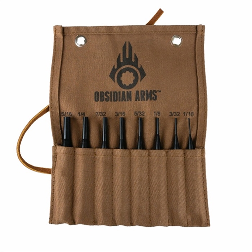 Picture of Obsidian Arms STANDARD DRIVE PIN 8 PIECE PUNCH SET OA-DPPS-8