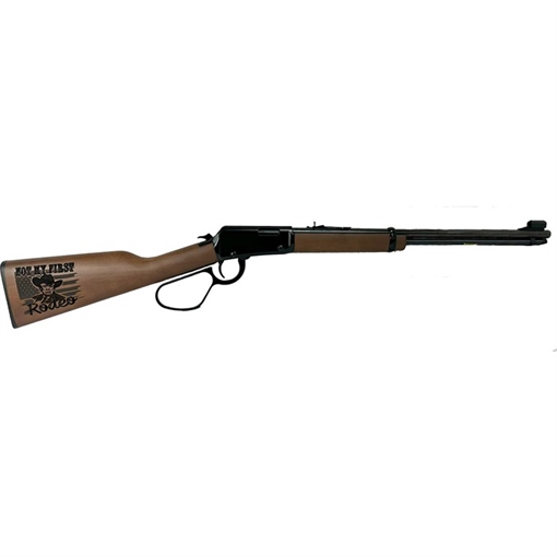 Picture of Henry Repeating Arms STANDARD LARGE LOOP 22 LR 18.5'' BBL 15 ROUND TRUMP ENGRAVED HS18