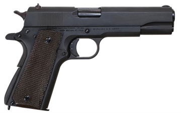 Picture of Standard Mfg 1911 Government Full Size Frame 45 ACP 7+1 5" Black Steel Barrel, Black Parkerized Steel Serrated Slide, Black Parkerized Steel Frame w/Beavertail, Textured Grip 1911G