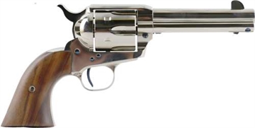 Picture of STANDARD MANUFACTURING SAR HGR 45 LC 4.75IN BBL 6RD NICKEL 1 PIECE GRIP SINGLE ACTION REVOLVER SAR4N1
