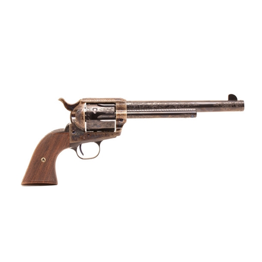 Picture of STANDARD MANUFACTURING SAR HGR 45 LC 5.5IN BBL 6RD CASE COLORED 2 PIECE GRIP SINGLE ACTION ENGRAVED SAR5C2E