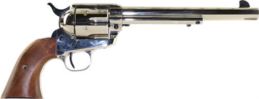 Picture of STANDARD MANUFACTURING SAR HGR 45 LC 7.5IN BBL 6RD NICKEL 2 PIECE GRIP SINGLE ACTION REVOLVER SAR7N2