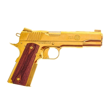 Picture of Standard Manufacturing Standard 1911 Handgun .45 ACP 7rd Magazine 5" Barrel TiN Gold 1911GTN