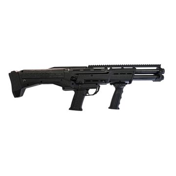 Picture of Standard Mfg DP12 DP-12 12 Gauge Pump 3" 14+2 18.88" Black Double Barrel, Black Picatinny Rail Aluminum Receiver, Picatinny Handguard, Black Synthetic Stock DP12 DP12 GEN II