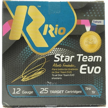 Picture of Rio Star Team EVO HV 12ga Target Load 2.75 inch Shotgun Shells - #8 1 oz. 1315 fps 25rd Box ST28HV8