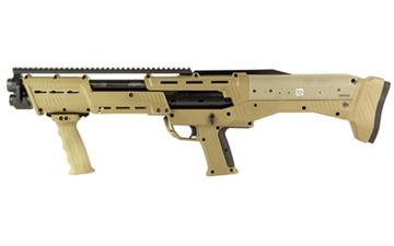 Picture of Standard Manufacturing Company DP-12, Pump Action Shotgun, 12 Gauge, 3" Chamber, 18.875" Double Barrel, Flat Dark Earth, 7+7 Rounds DP-12FDE DP12FDE GEN II
