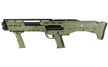 Picture of Standard Manufacturing Company DP-12, Pump Action Shotgun, 12 Gauge, 3" Chamber, 18.875" Double Barrel, Olive Drab Green, 7+7 Rounds DP12ODG DP12ODG GEN II