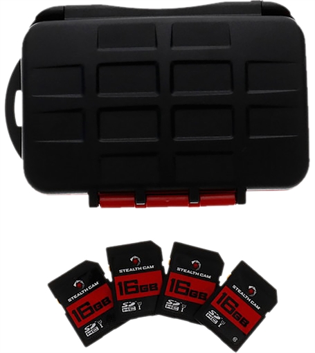 Picture of Stealth Cam Memory Card Storage Case STCMCSC16GB4PK