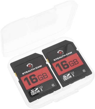 Picture of STEALTH CAM SDHC MEMORY CARD 16GB 2PK SUPER SPEED CLASS 10 STC-16GB-2PK