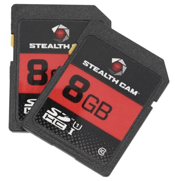 Picture of Stealth Cam SD Memory Card 8Gb 2 Per Pack STC2SD8GB