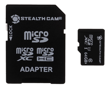 Picture of Stealth Cam Micro SD Memory Card 64GB STC64MICSD