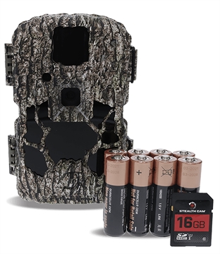 Picture of Stealth Cam Prevue 26 Combo Camo 2.40" Color TFT Display, Up to 32GB SD Card Memory, Features Integrated Python Provision Lock Latch STCPXV26CMO