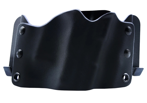 Picture of Stealth Operator Holster Compact Model, Open Bottom Muzzle, Outside the Waistband, Fits Glock 17/19/20/26/30/34/40/41/43, H&K P30/VP9, Ruger SR Series, 1911 Commander, Sig Sauer P224/P226/P229, S&W M&P 22/9/40/45/Pro Series/Shield, CZ 75 SP-01, and Many More, Right Hand, Black H60221