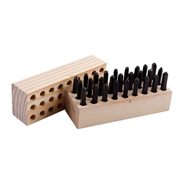 Picture of Young Brothers Stamp Works Inc 1/16'' LETTER STAMP SET 01272