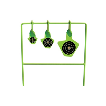Picture of SME Spinning Target Rimfire Pistol/Rifle Steel Black/Green Bullseye Illustration Impact Enhancement Motion SMEST22