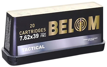 Picture of BELOM Ammo Tactical 7.62x39mm 123gr Full Metal Jacket 20 Per Box/24 Case 8606110608093