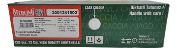 Picture of Sterling 12 Gauge Shotgun Ammo - Tornado Slug 1,470 fps 2.75 inch 200rd Case 8698779960452