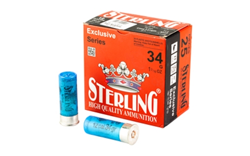 Picture of Sterling Exclusive Series, 12 Gauge 2.75", #4, 1 3/16 oz, Shot Shell, 25 Round Box 8698779951023