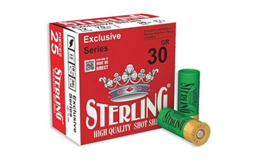 Picture of Sterling Exclusive Series, 12 Gauge 2.75", #8, 1 1/8 oz, Shot Shell, 25 Round Box 8698779950842