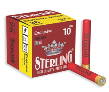 Picture of STERLING AMMUNITION EXCLUSIVE SERIES .410 #8 2 1/2" 3/8 OZ 25RD BOXES 8698779961343