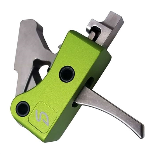 Picture of Stern Defense 009H2SNIBD1M H2S Drop In Trigger Green Fits AR10/AR15 009H2SNIBD1M 009-H2S-NIB-D1-M