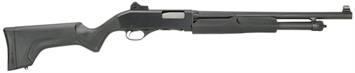 Picture of Stevens 320 Security 12 Gauge 3" 5+1 18.50" Matte Black Carbon Steel Barrel, Matte Black Synthetic Stock, Ambidextrous, Ghost Ring Sight Includes Fixed Cylinder Bore Choke 19487