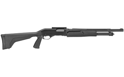 Picture of Stevens 320 Security 12 Gauge 3" 5+1 18.50" Matte Black Carbon Steel Barrel, Matte Black Fixed Pistol Grip Stock, Ambidextrous 1-Piece Rail Includes Fixed Cylinder Bore Choke 19496