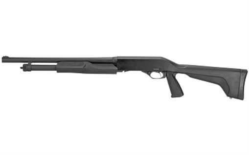 Picture of Stevens Stevens 320, Pump Action Shotgun, 20 Gauge, 3" Chamber, 18.5" Barrel, Black Finish, Pistol Grip with Full Stock, Bead Sight, 5 Rounds, Right Hand 22438