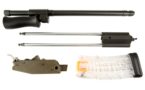 Picture of Steyr Arms 9MM Conversion Kit, 9MM, 16" Threaded Barrel, 1/2X28 Thread Pitch, Trigger Pack, 9MM Bolt Carrier Group, 28 Round Waffle Style Magazine, Fits Steyr AUG (Not Compatible with NATO AUG) US1253010715