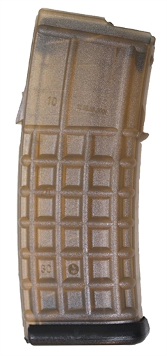 Picture of Steyr Arms Magazine, 223 Remington/556NATO, 30 Rounds, Fits Steyr AUG, Polymer, Transparent, Black Base 1200050502