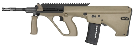 Picture of Steyr Arms AUG A3 M1 NATO 5.56x45mm / 223 Rem Mud Semi-Automatic Rifle with Extended Rail AUGM1MUDEXTNATO
