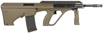 Picture of Steyr Arms AUG A3 M2, Semi-automatic Rifle, 556NATO/223 Remington, 16" Barrel, Synthetic Stock, Extended Rail, Ambidextrous QD, Foldable Charging Handle, Matte Finish, Green, 30 Rounds AUGM2GRNEXT